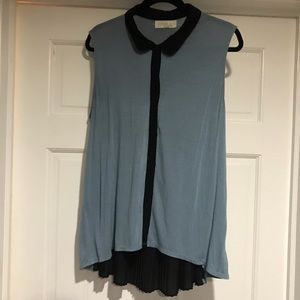 Olive and oak brand sleeveless blouse. XL